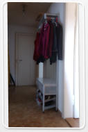 Garderobe im Einsatz